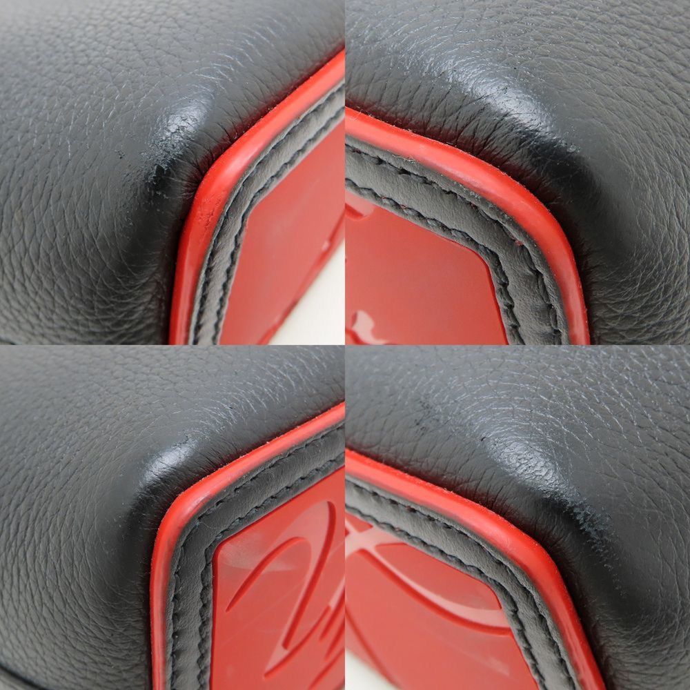 CHRISTIAN LOUBOUTIN Black Leather Bag - Picture 5 of 10